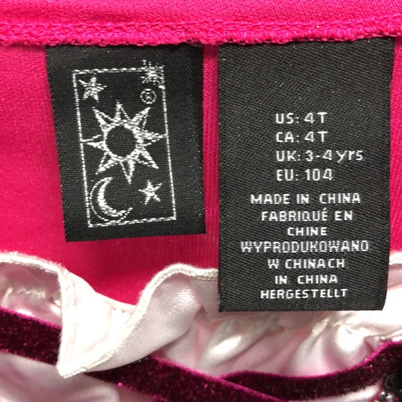 Girl's Pink Pirate Dress-up Play Costume Set, Size 4T - Picture 4 of 4